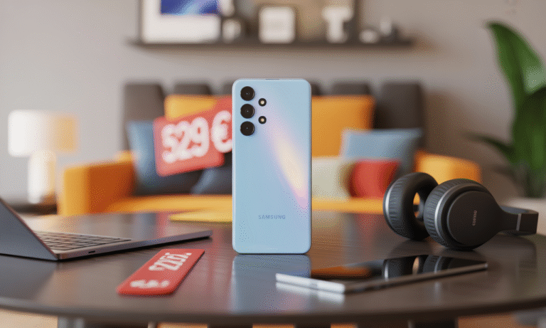 profitez de la promotion exceptionnelle sur le samsung galaxy a56 5g avec 256 go, disponible à seulement 299 € au lieu de 529 € sur aliexpress en 2025. une offre à ne pas manquer pour obtenir un smartphone performant à prix réduit !