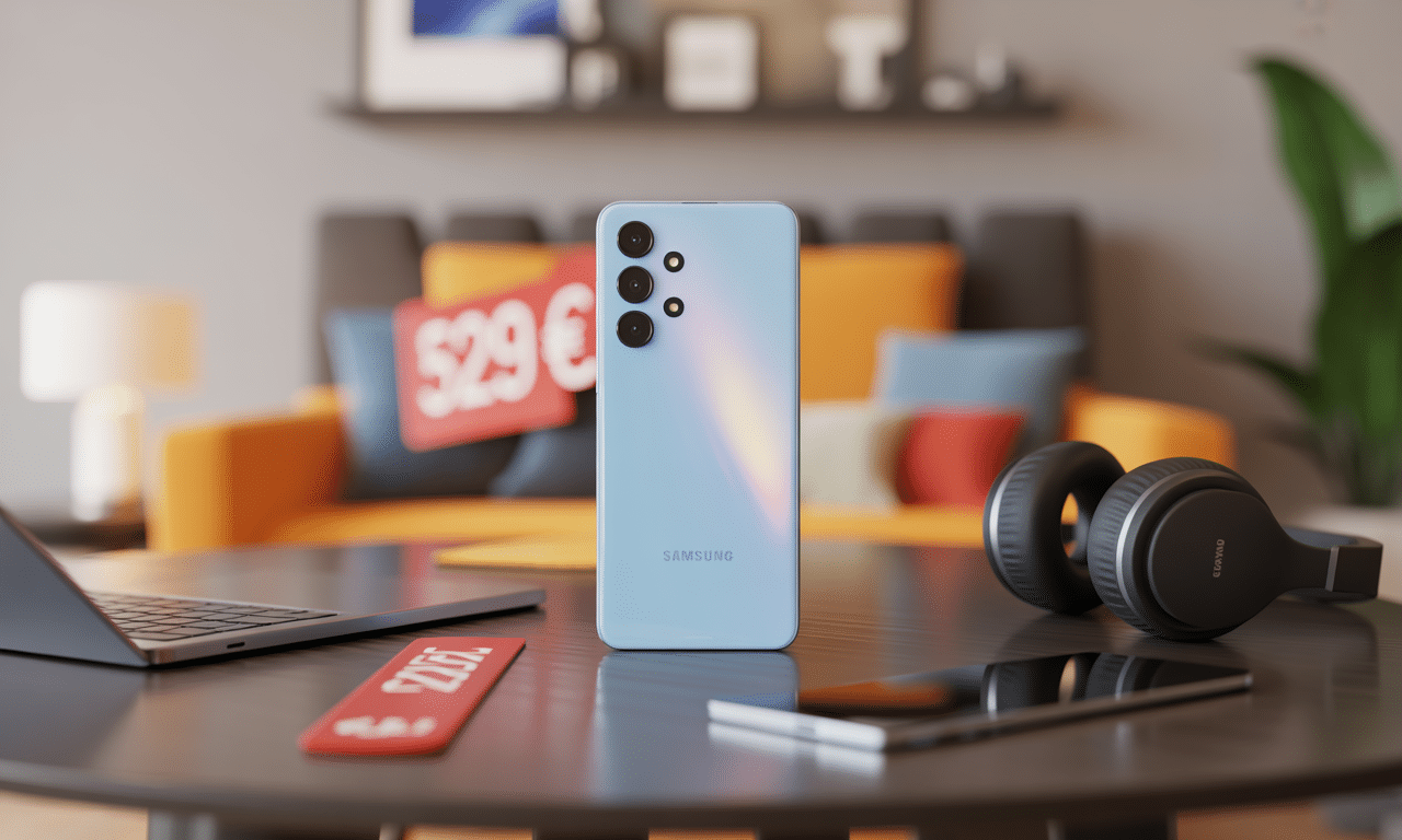 profitez de la promotion exceptionnelle sur le samsung galaxy a56 5g avec 256 go, disponible à seulement 299 € au lieu de 529 € sur aliexpress en 2025. une offre à ne pas manquer pour obtenir un smartphone performant à prix réduit !
