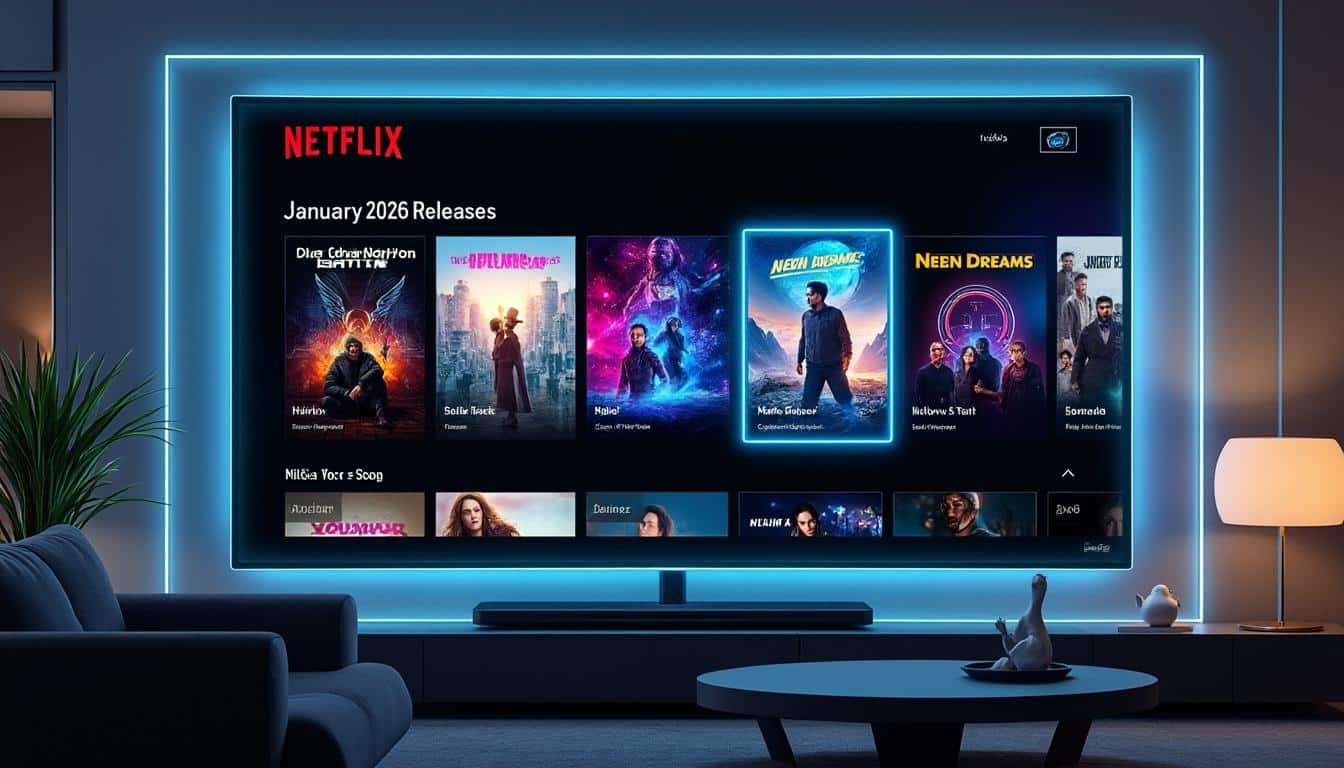 explorez les nouveautés cinéma et séries incontournables à regarder sur netflix en janvier 2026. ne manquez pas les sorties exclusives et les coups de cœur du mois !