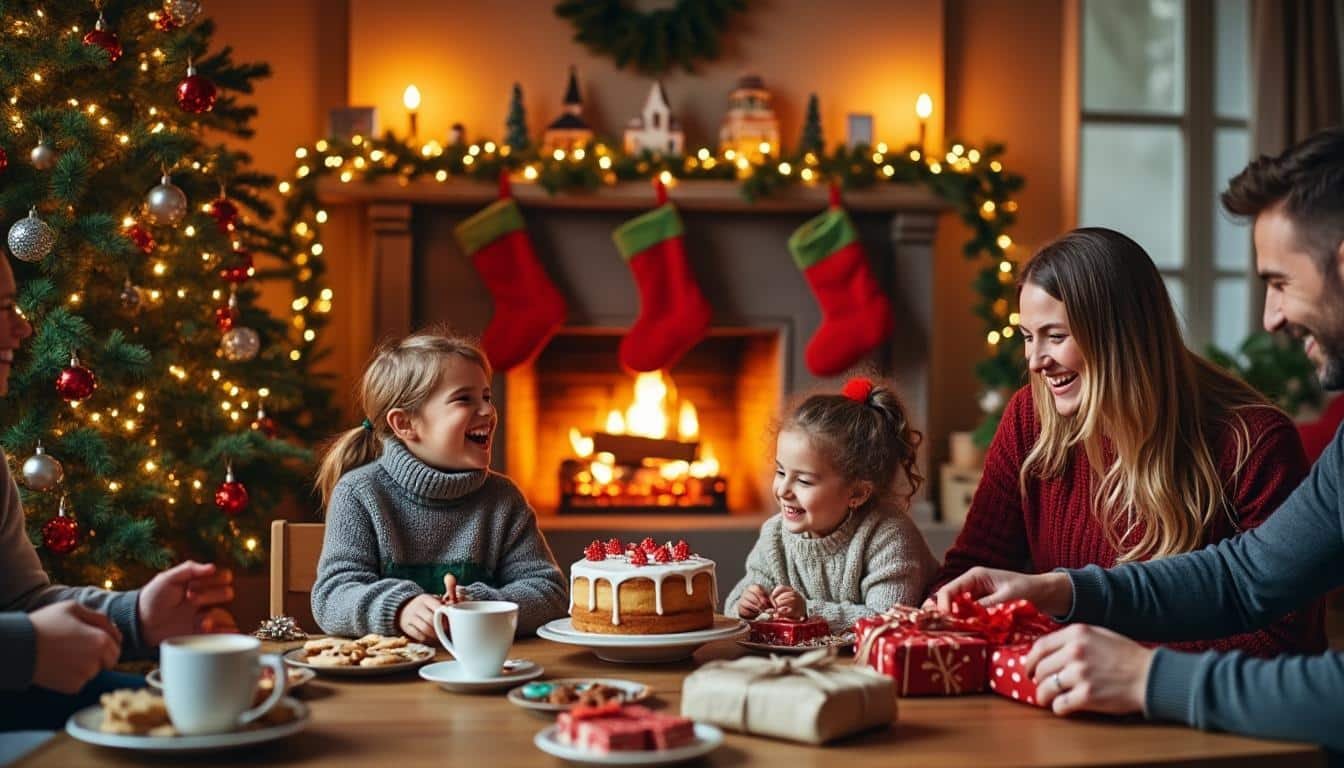 souhaitez de joyeuses fêtes de noël à tous avec un message chaleureux plein de magie et de bonheur.