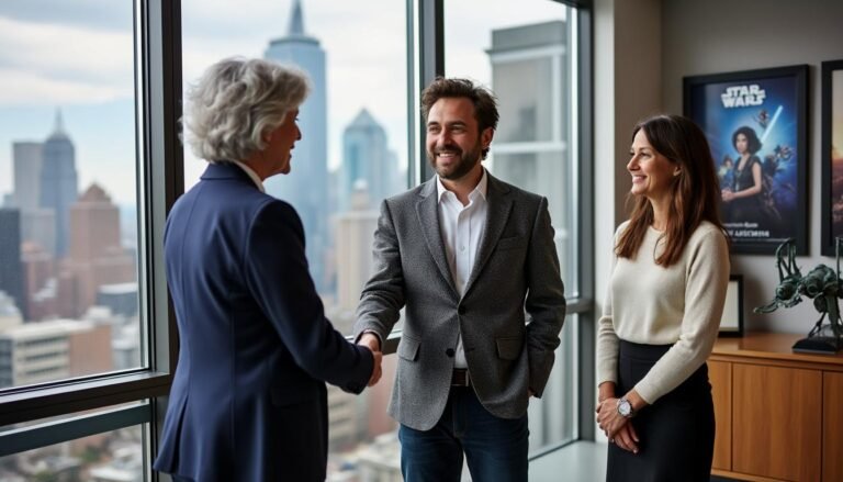 découvrez le changement majeur chez lucasfilm avec kathleen kennedy quittant la présidence au profit de dave filoni et lynwen brennan, marquant une nouvelle ère pour la célèbre société de production.