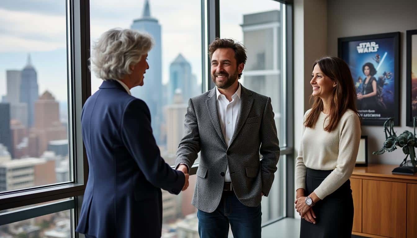 découvrez le changement majeur chez lucasfilm avec kathleen kennedy quittant la présidence au profit de dave filoni et lynwen brennan, marquant une nouvelle ère pour la célèbre société de production.