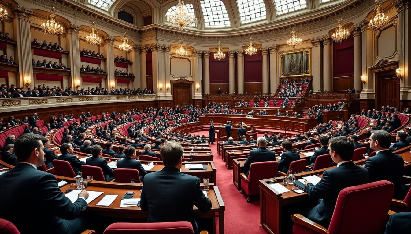 l'assemblée nationale adopte une loi interdisant l'accès aux réseaux sociaux aux moins de 15 ans pour protéger les jeunes utilisateurs.