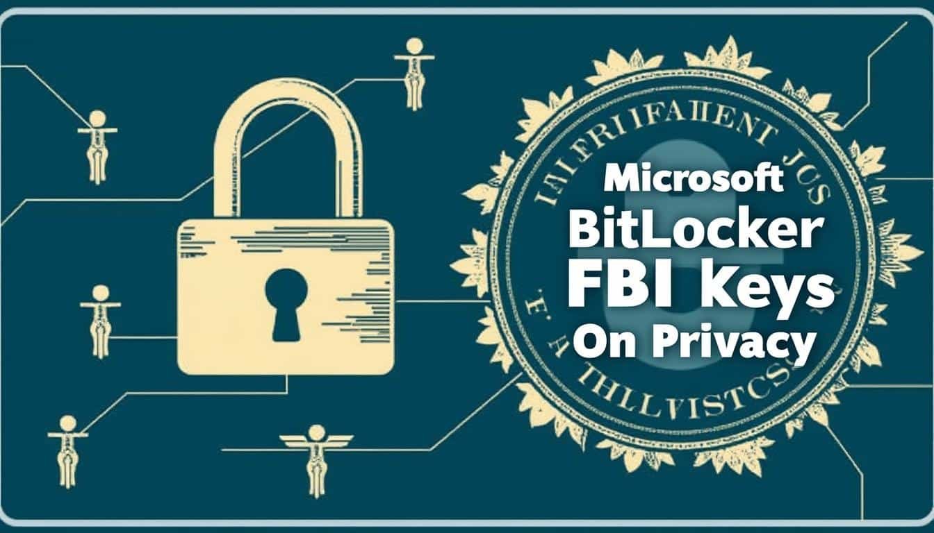microsoft collabore avec le fbi en remettant les clés de chiffrement bitlocker, soulevant des inquiétudes majeures sur la confidentialité et la sécurité des données des utilisateurs sous windows.