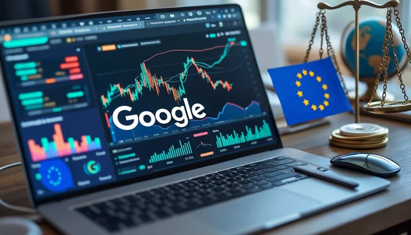 google ajuste ses résultats de recherche en europe afin d'éviter une lourde amende, assurant conformité avec les régulations locales.
