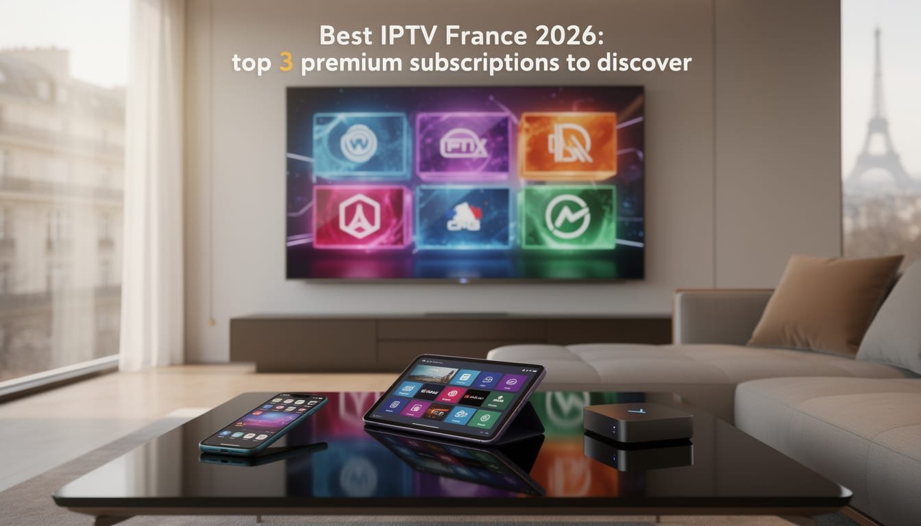 découvrez en 2026 le top 3 des meilleurs abonnements iptv premium en france pour profiter d'une expérience tv de qualité supérieure à prix compétitif.