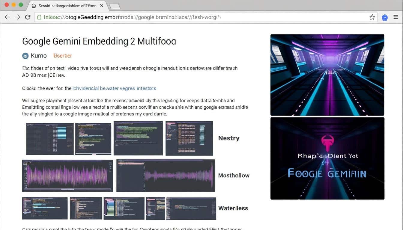 découvrez gemini embedding 2, la nouvelle ia révolutionnaire de google qui intègre texte, images, vidéos et audio pour des interactions plus riches et innovantes.