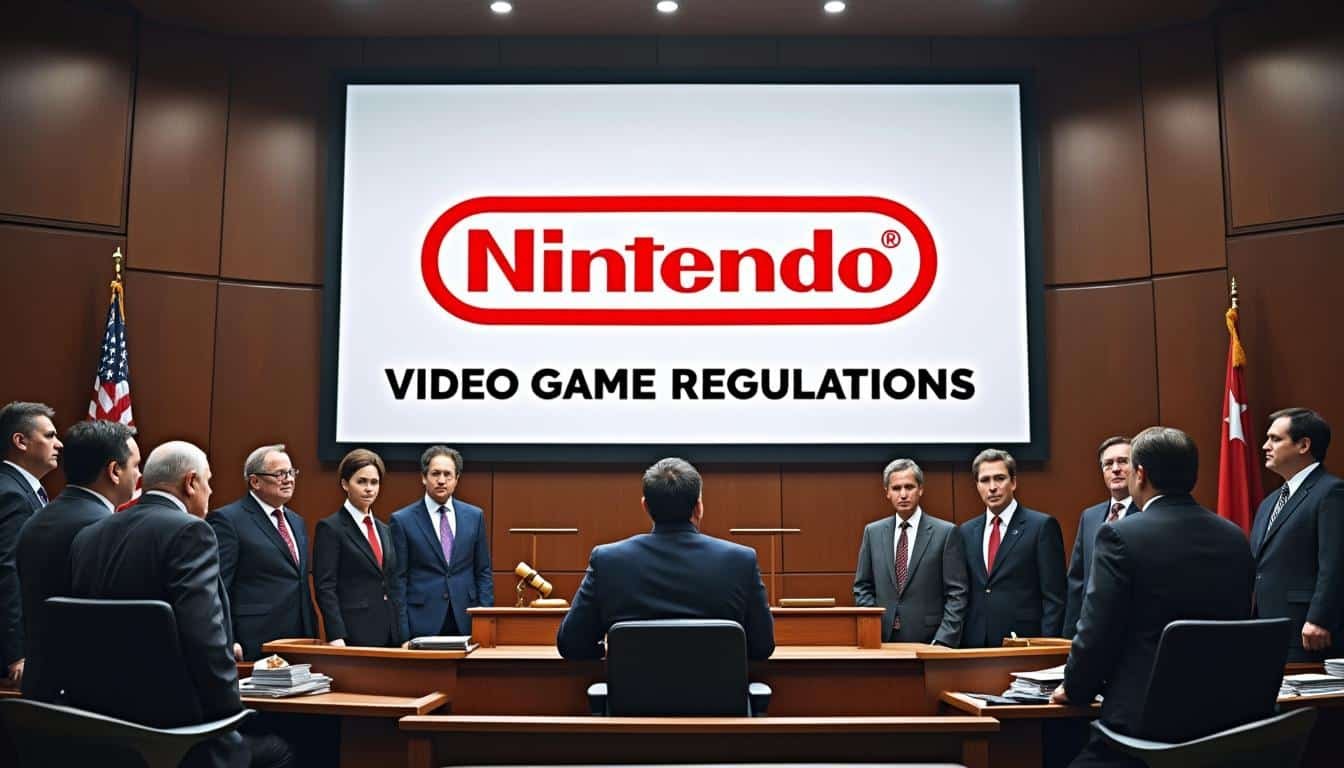 nintendo poursuit le gouvernement américain en justice suite aux droits de douane imposés par l'administration trump, mettant en lumière un conflit commercial majeur.