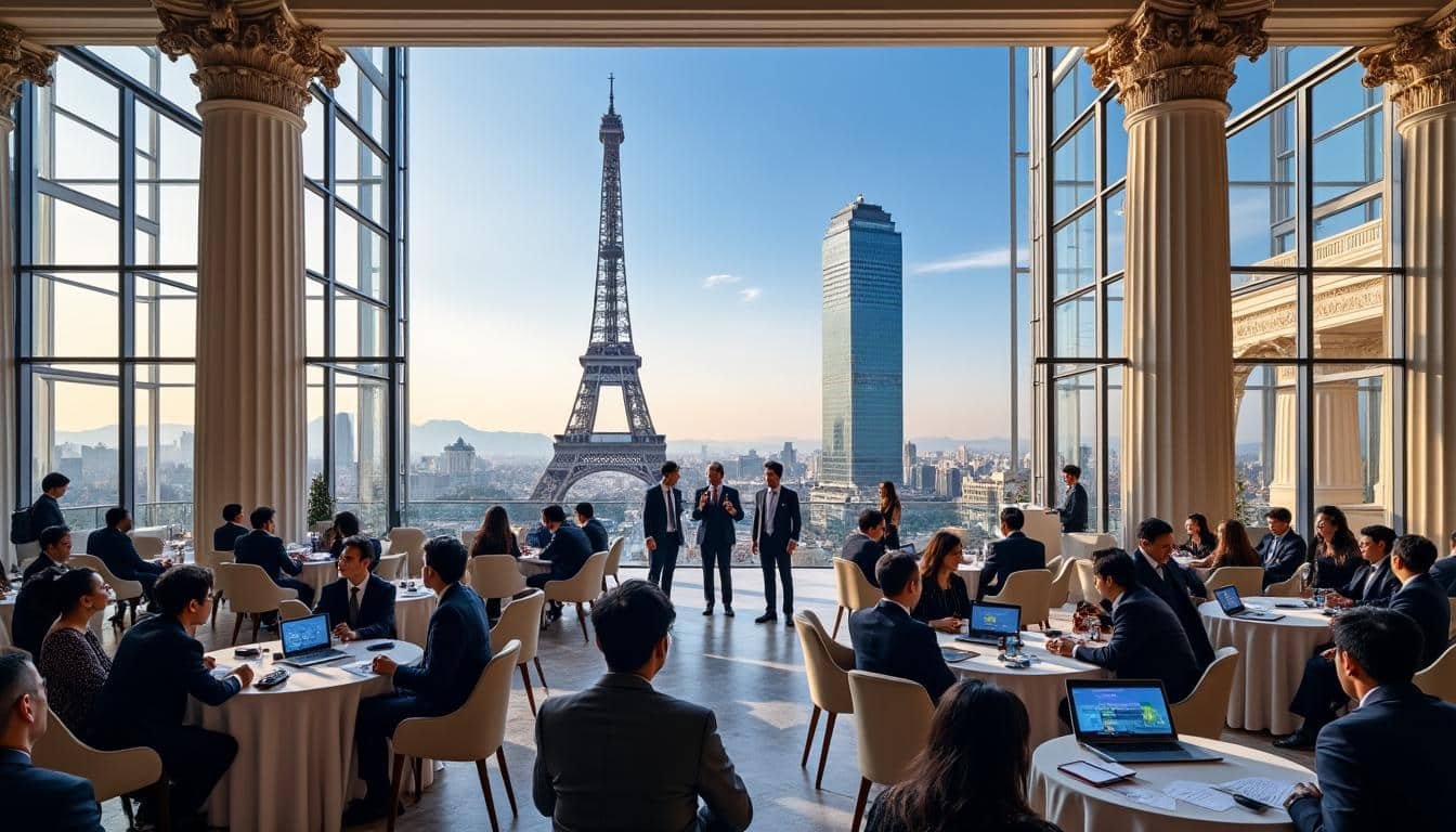 la france et la corée du sud s'associent pour coorganiser un sommet international majeur dédié aux jeux vidéo, au cinéma et aux séries, renforçant leur collaboration culturelle et économique.