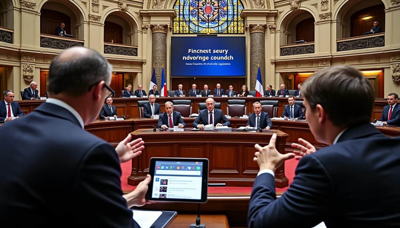 le sénat valide une loi interdisant l'accès aux réseaux sociaux aux moins de 15 ans afin de protéger les jeunes utilisateurs.